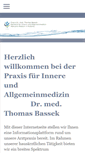 Mobile Screenshot of dr-bassek.de