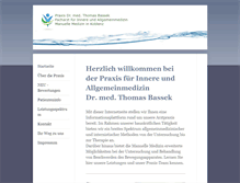 Tablet Screenshot of dr-bassek.de